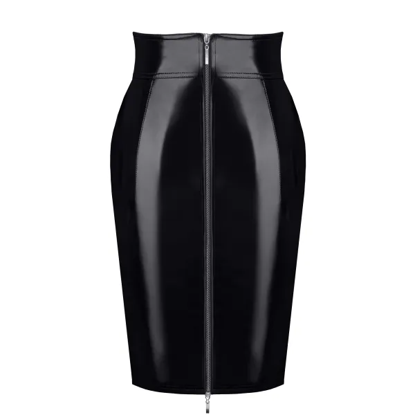 Schwarzer Damen-Rock TDFinija001 von Demoniq Total Domination Collection | Fesselliebe.de