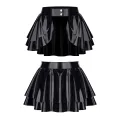 Schwarzer Damen-Rock TDMadlene001 von Demoniq Total Domination Collection