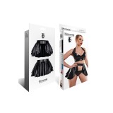 Schwarzer Damen-Rock TDMadlene001 von Demoniq Total Domination Collection | Fesselliebe.de