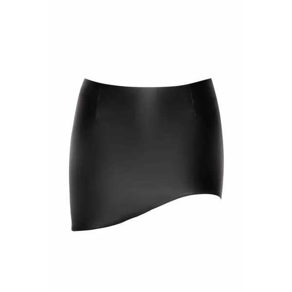 F305 scharzer Wetlook Minirock von Noir Handmade Libido Collection | Fesselliebe.de