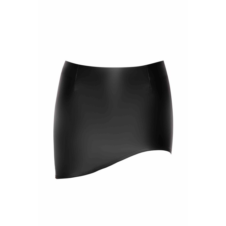 F305 scharzer Wetlook Minirock von Noir Handmade Libido Collection | Fesselliebe.de