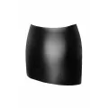 F305 scharzer Wetlook Minirock von Noir Handmade Libido Collection