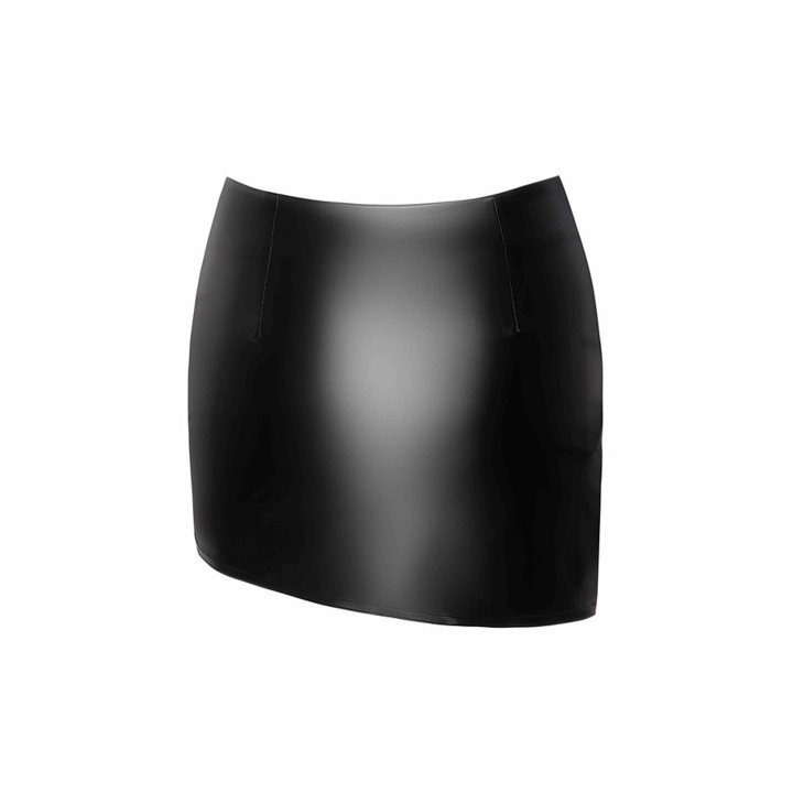 F305 scharzer Wetlook Minirock von Noir Handmade Libido Collection | Fesselliebe.de