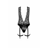F297 Deep-V-Body mit Strumpfhalter von Noir Handmade | Fesselliebe.de