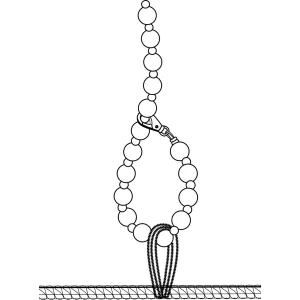 F297 Deep-V-Body mit Strumpfhalter von Noir Handmade