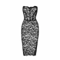 F301 halblanges Corsagen-Kleid aus Spitze von Noir Handmade