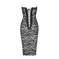 F301 halblanges Corsagen-Kleid aus Spitze von Noir Handmade
