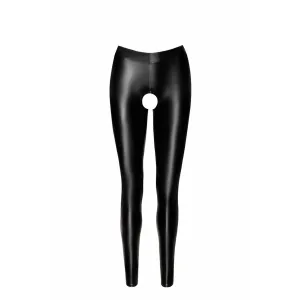 F304 Wetlook Leggings ouvert von Noir Handmade