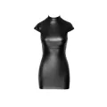 F309 Wetlook Minikleid von Noir Handmade