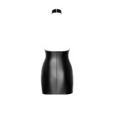 F311 Powerwetlook Minikleid mit Tüll von Noir Handmade | Fesselliebe.de