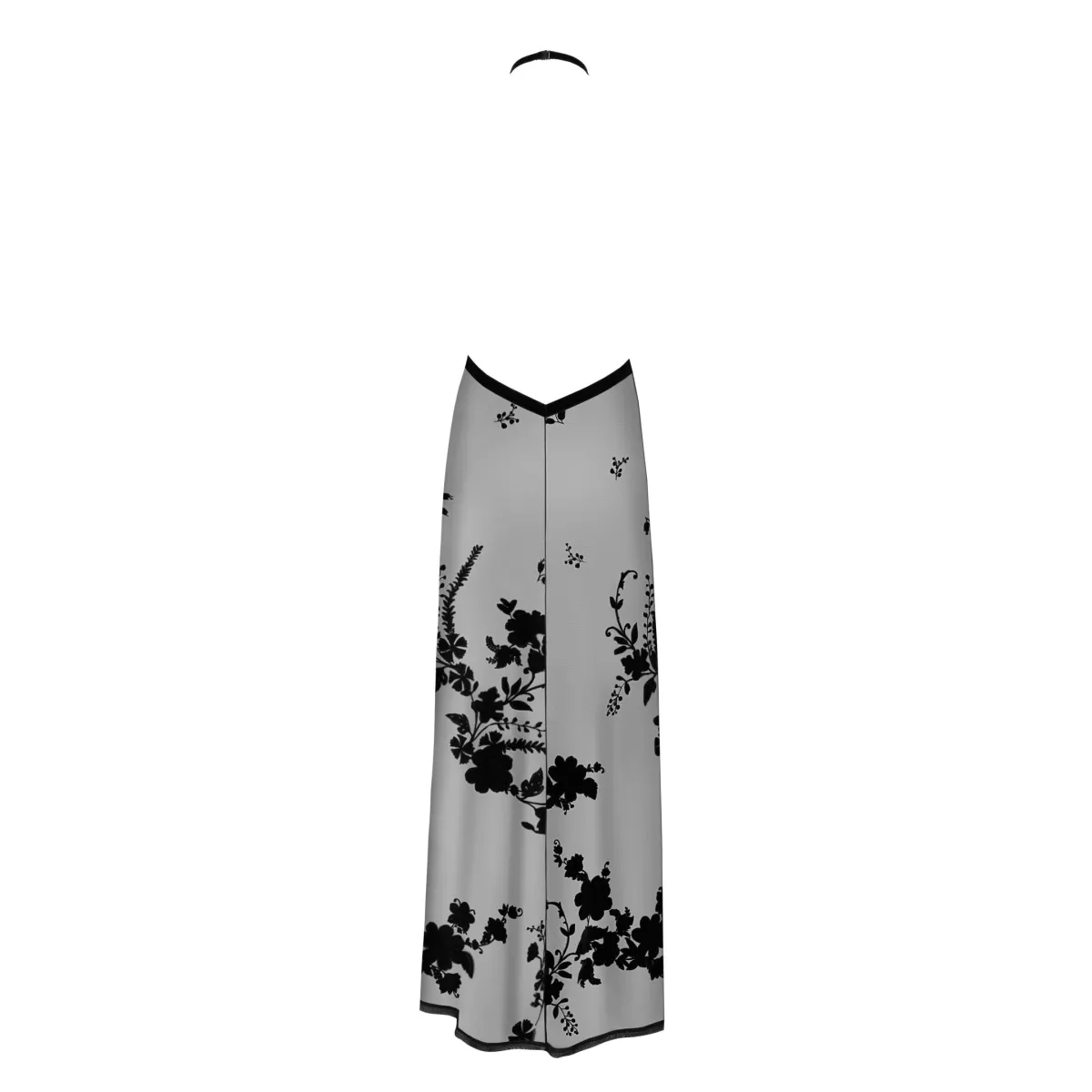 F312 langes Kleid aus Netzmaterial von Noir Handmade | Fesselliebe.de