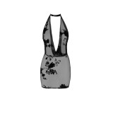 F313 Minikleid aus Netzmaterial mit Kette von Noir Handmade | Fesselliebe.de