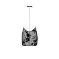 F313 Minikleid aus Netzmaterial mit Kette von Noir Handmade