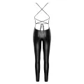 F316 Wetlook Catsuit ouvert von Noir Handmade