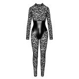 F299 Bodystocking mit Unterbrust-Corsage von Noir Handmade | Fesselliebe.de