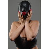 Maske TDMaskblack001 schwarz von Demoniq Total Domination Collection | Fesselliebe.de