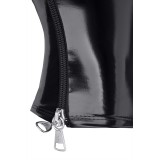 Maske TDMaskblack002 schwarz/rot von Demoniq Total Domination Collection | Fesselliebe.de