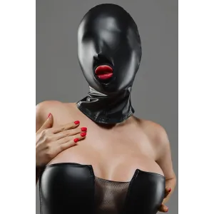 Maske TDMaskblack003 schwarz von Demoniq Total Domination Collection | Fesselliebe.de