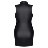 Schwarzes Minikleid TDRafaele001 von Demoniq | Fesselliebe.de