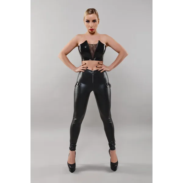 Schwarzes Leggings TDMeike001 von Demoniq | Fesselliebe.de