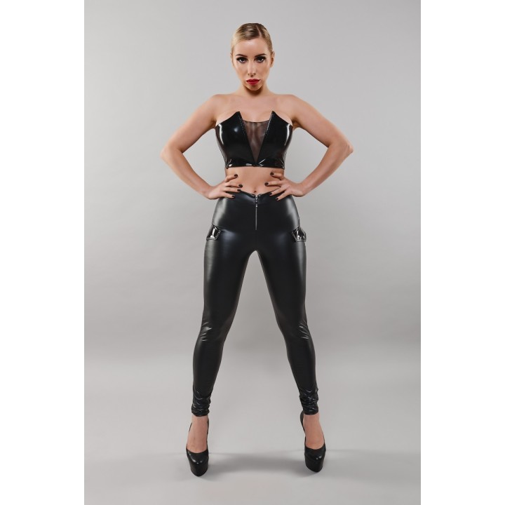 Schwarzes Leggings TDMeike001 von Demoniq | Fesselliebe.de