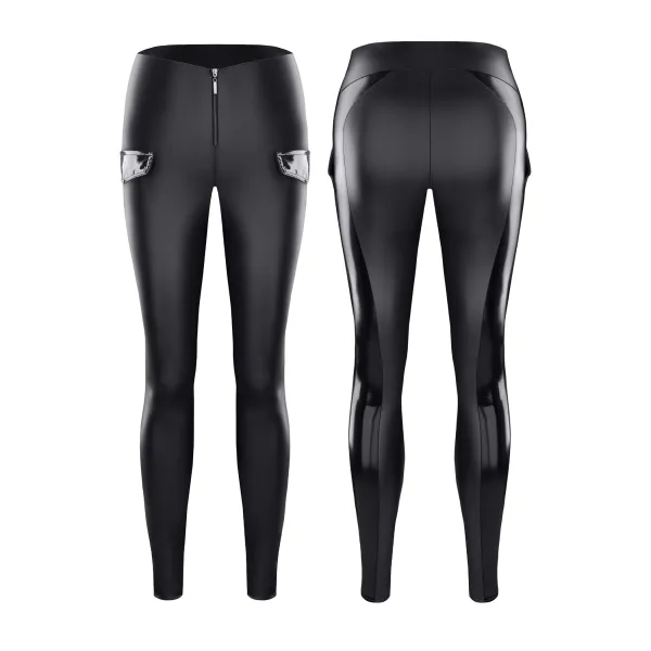 Schwarzes Leggings TDMeike001 von Demoniq | Fesselliebe.de