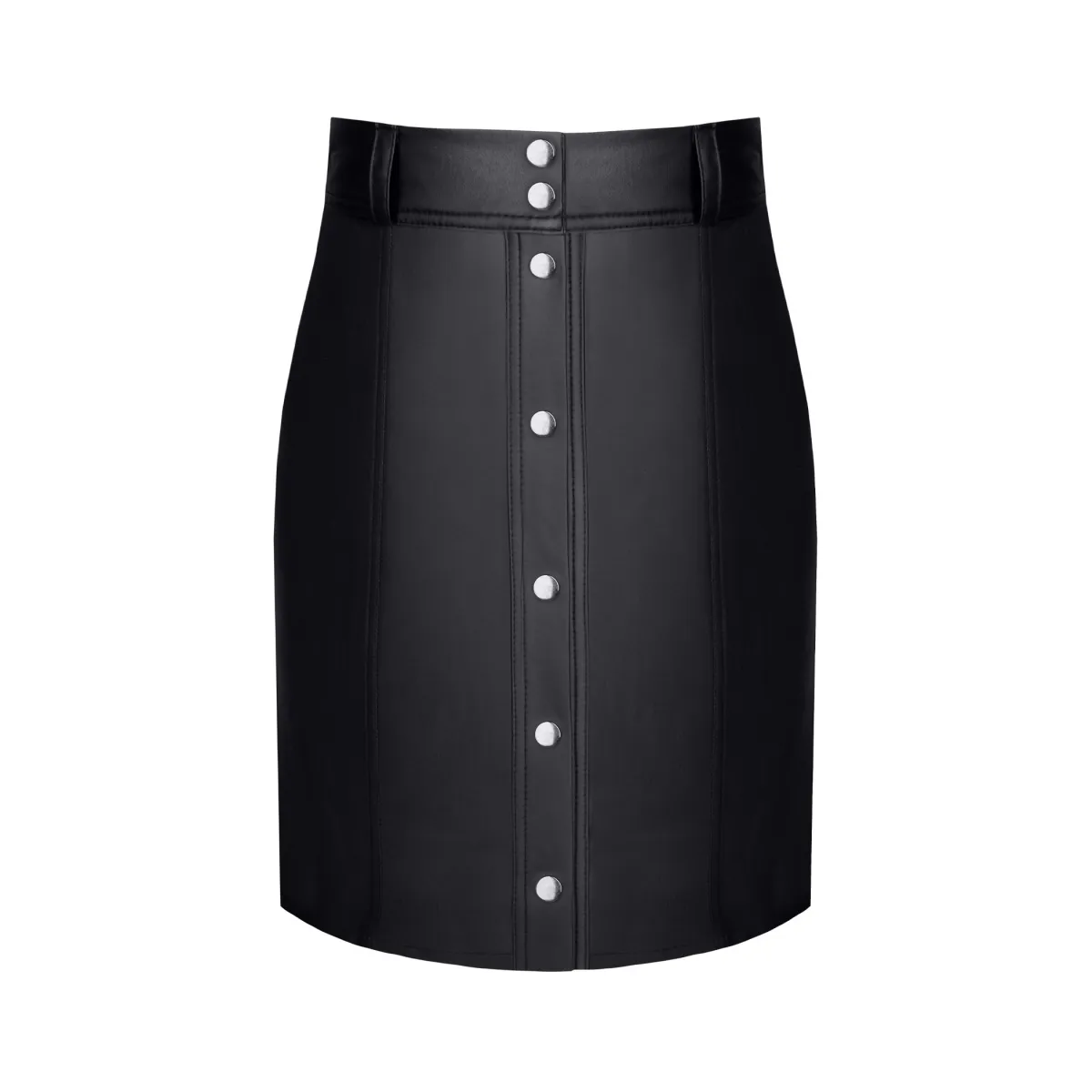 Schwarzer Damen-Rock TDLeonore001 von Demoniq Total Domination Collection | Fesselliebe.de