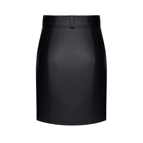 Schwarzer Damen-Rock TDLeonore001 von Demoniq Total Domination Collection | Fesselliebe.de