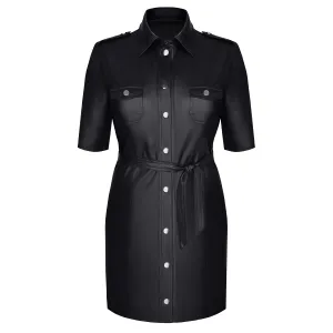 Schwarzer Mantel TDLiese001 von Demoniq