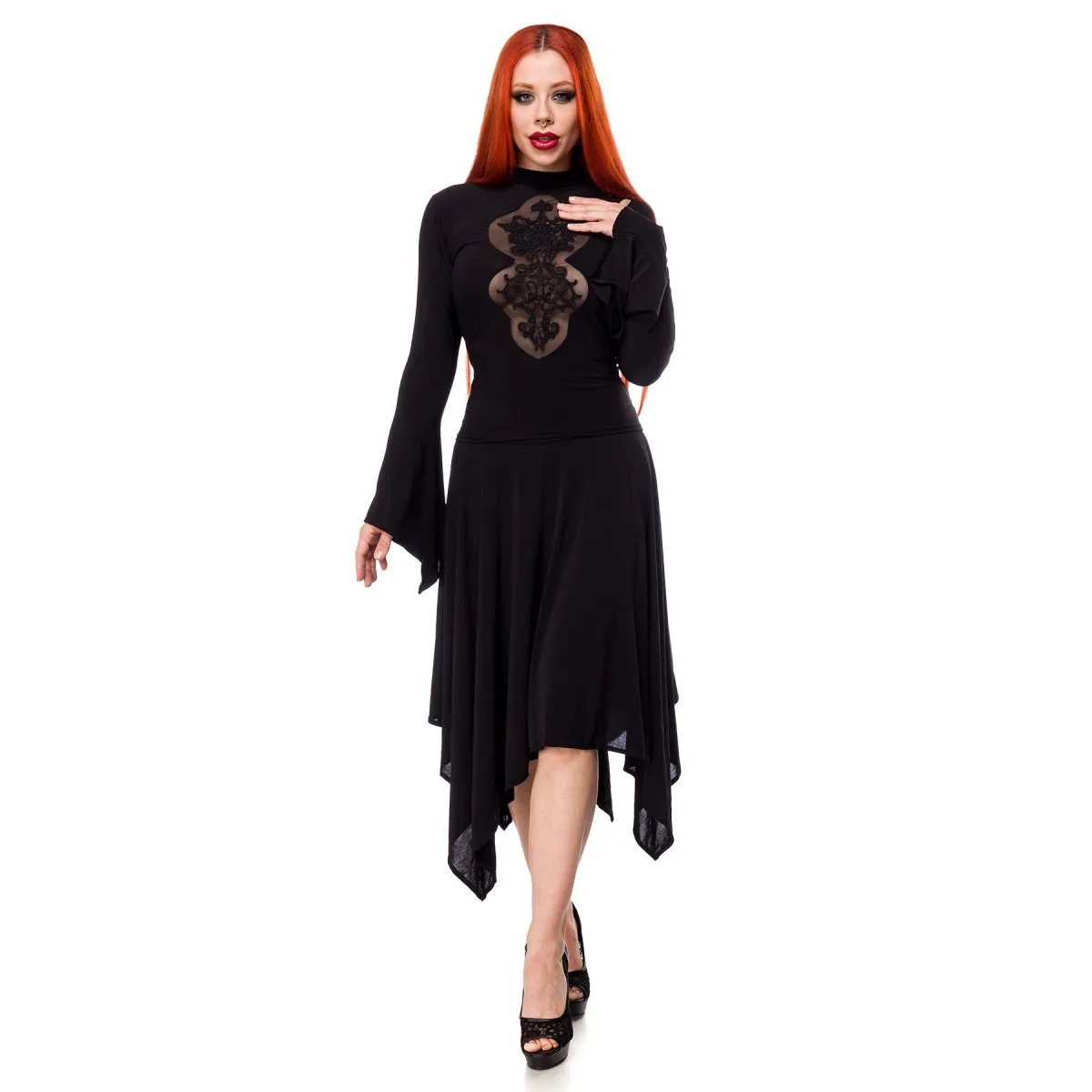 Kleid mit Spitzeneinsatz 90520 von Ocultica | Fesselliebe.de