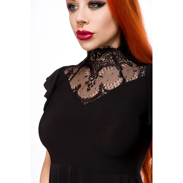 Kleid mit Spitzeneinsatz 93000 von Ocultica | Fesselliebe.de