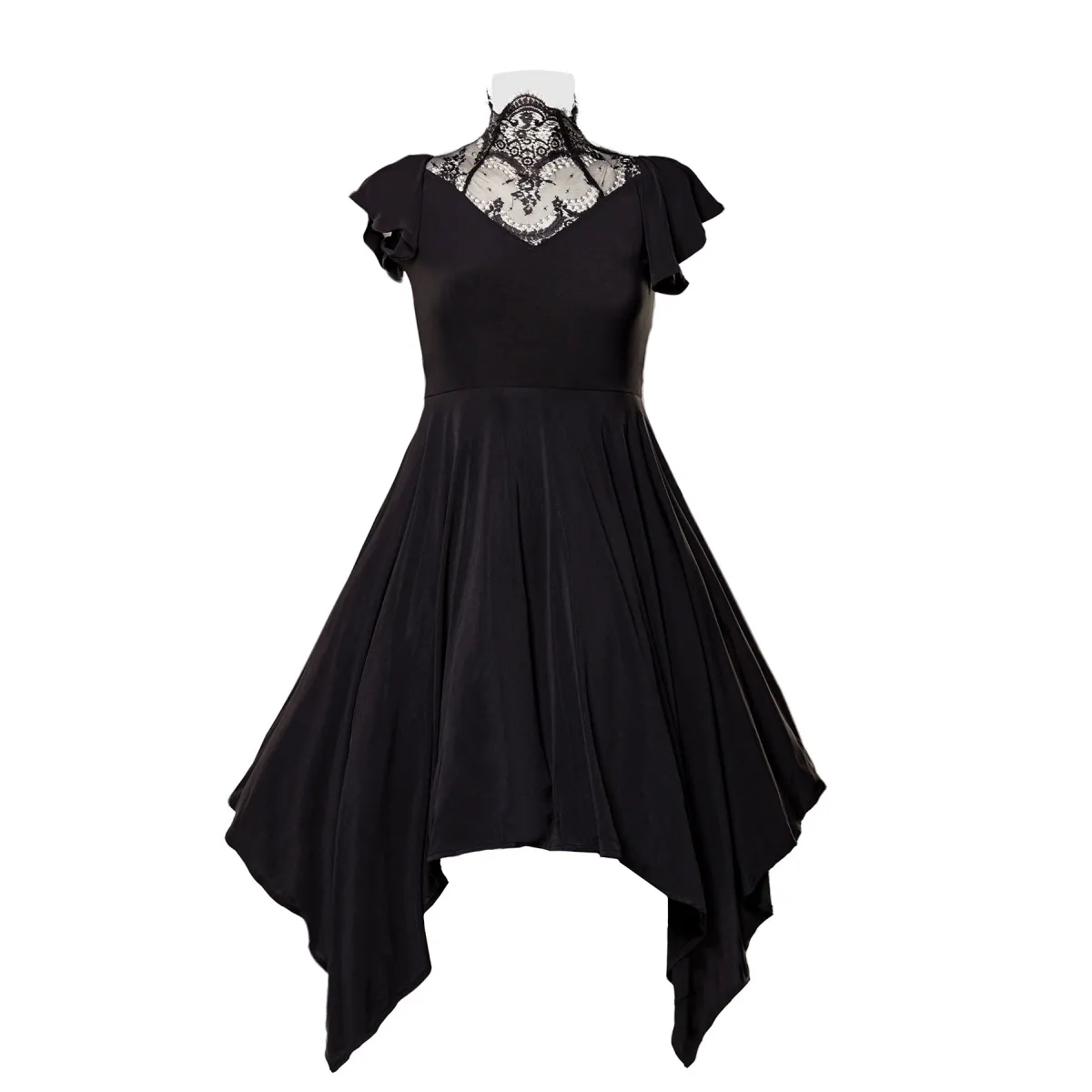 Kleid mit Spitzeneinsatz 93000 von Ocultica | Fesselliebe.de