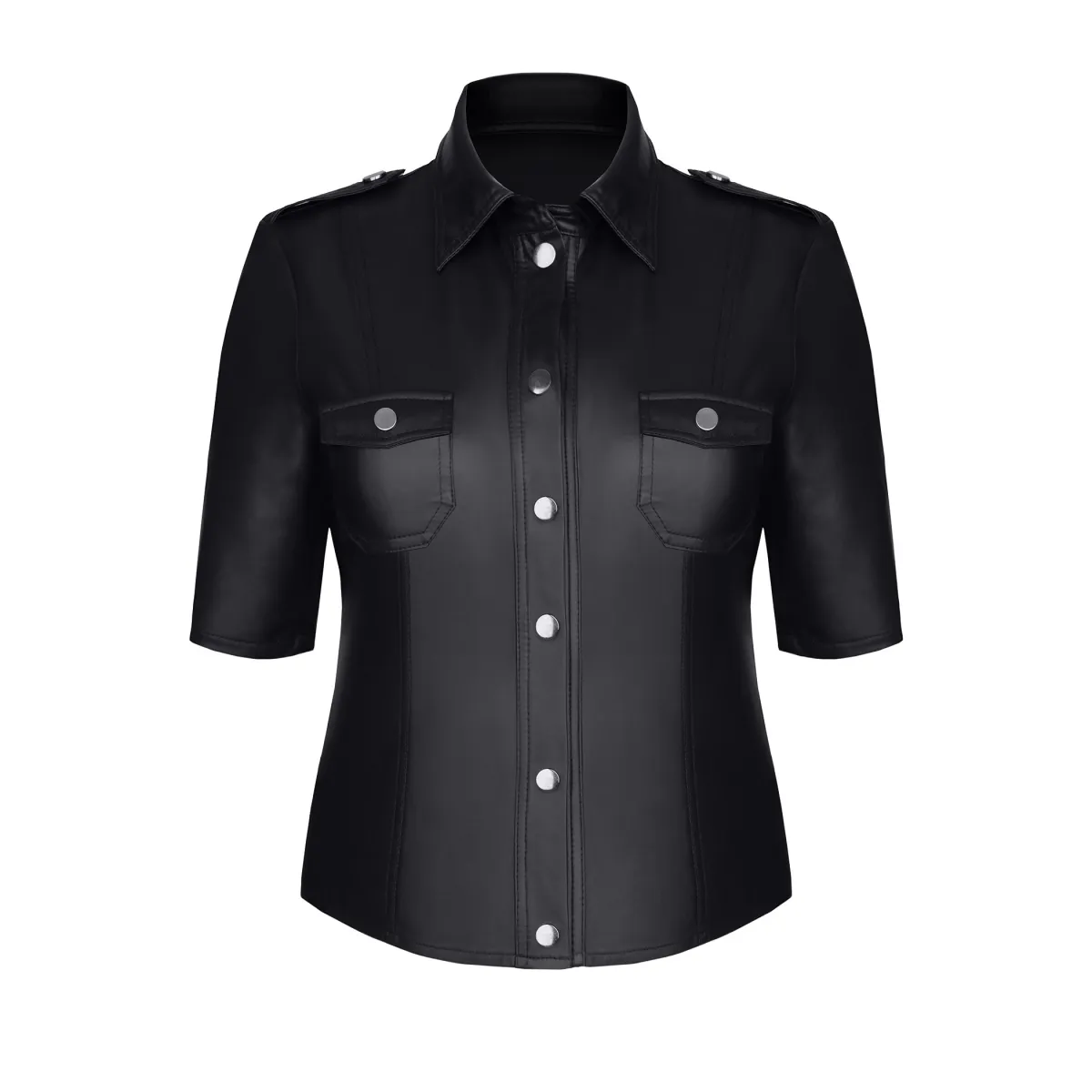 Schwarze Jacke TDLotte001 von Demoniq Total Domination Collection | Fesselliebe.de