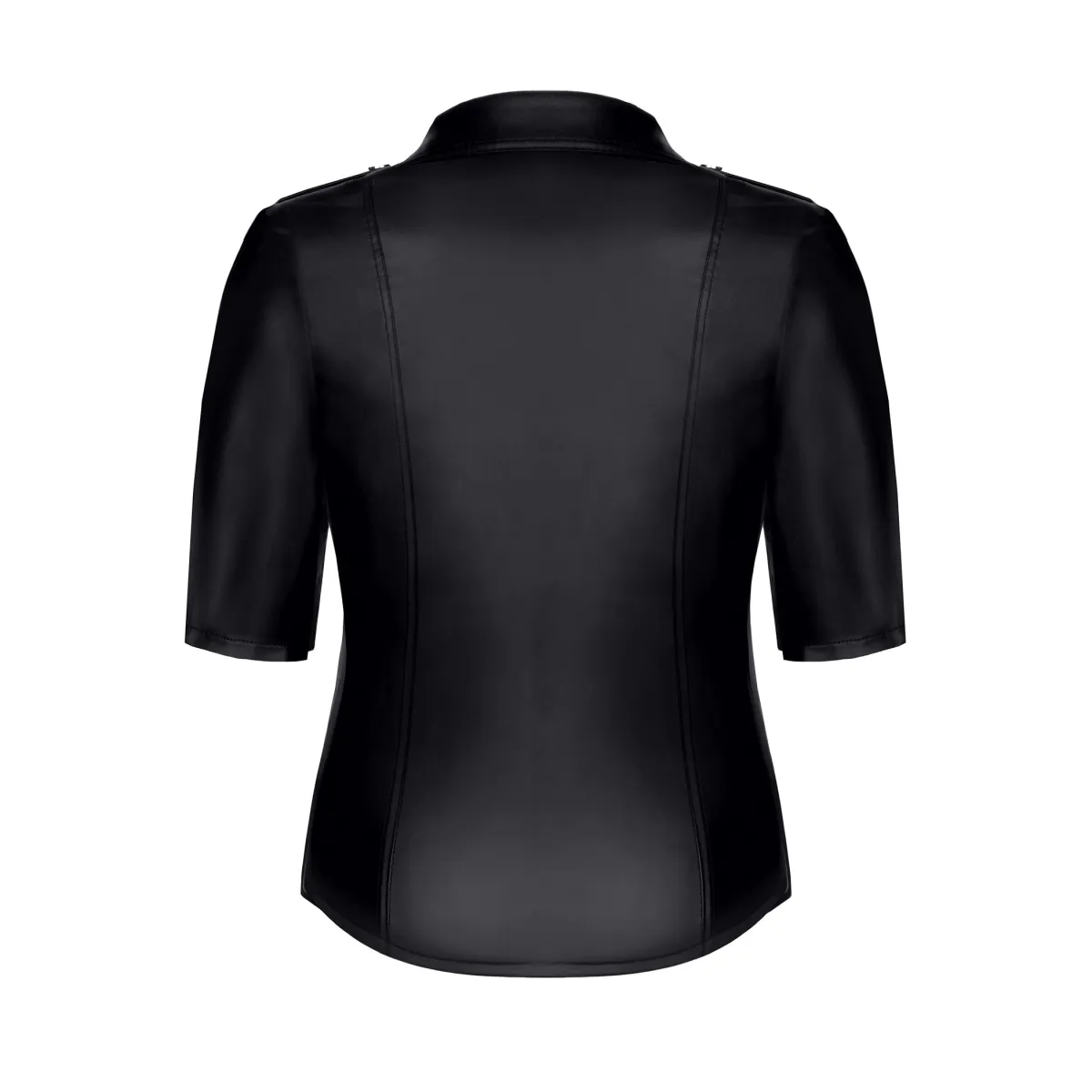 Schwarze Jacke TDLotte001 von Demoniq Total Domination Collection | Fesselliebe.de