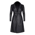 Schwarzer Mantel TDSelina001 von Demoniq Total Domination Collection