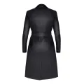 Schwarzer Mantel TDSelina001 von Demoniq Total Domination Collection