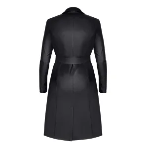 Schwarzer Mantel TDSelina001 von Demoniq Total Domination Collection