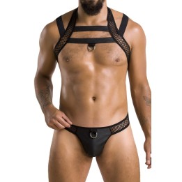 Schwarzes Harness Set 043 von Passion | Fesselliebe.de