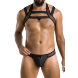 Schwarzes Harness Set 043 von Passion | Fesselliebe.de