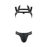Schwarzes Harness Set 043 von Passion | Fesselliebe.de