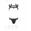 Schwarzes Harness Set 043 von Passion