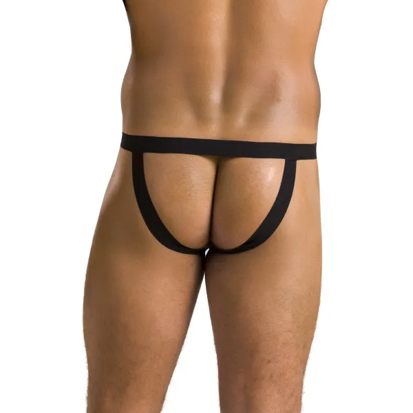 Schwarzer Kunstleder Jockstrap 044 von Passion | Fesselliebe.de