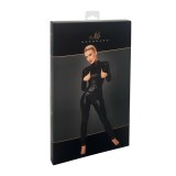 F319 Powerwetlook Catsuit mit Reißverschluss und Ring von Noir Handmade | Fesselliebe.de