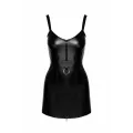 F320 Wetlook Minikleid mit Ring von Noir Handmade