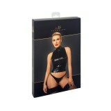 F324 Wetlook Top mit Reißverschluss von Noir Handmade | Fesselliebe.de