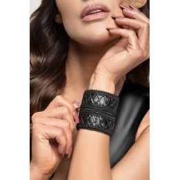 F326 Handgelenk-Geldbörse mit verstecktem Reißverschluss von Noir Handmade | Fesselliebe.de