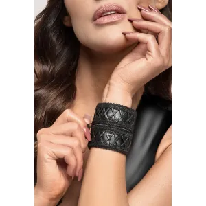 F326 Handgelenk-Geldbörse mit verstecktem Reißverschluss von Noir Handmade | Fesselliebe.de