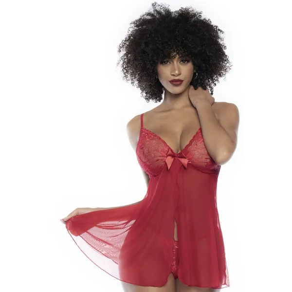 Rotes Babydoll - MAL7501RED von Mapale | Fesselliebe.de