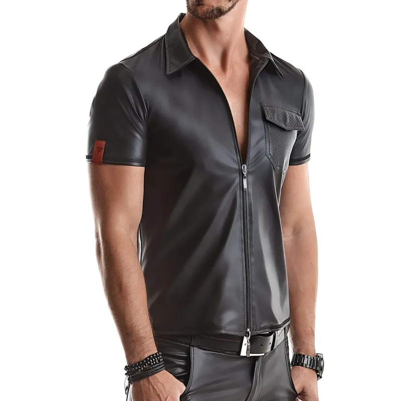 Herren T-Shirt RMEmilio001 schwarz von Regnes Fetish Planet Red Mark 2 | Fesselliebe.de