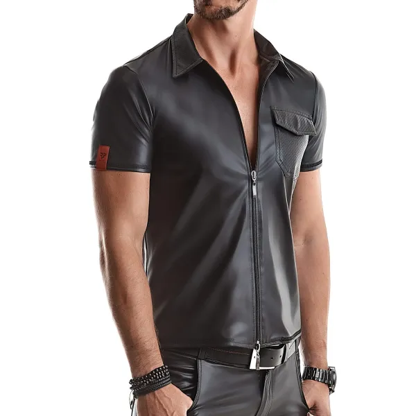 Herren T-Shirt RMEmilio001 schwarz von Regnes Fetish Planet Red Mark 2 | Fesselliebe.de